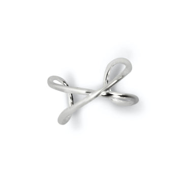 Cross ear cuff