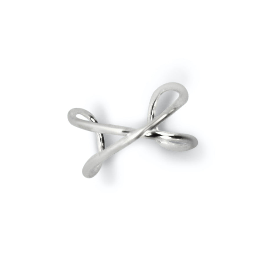 Cross ear cuff