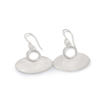 Modern tribe oval earrings