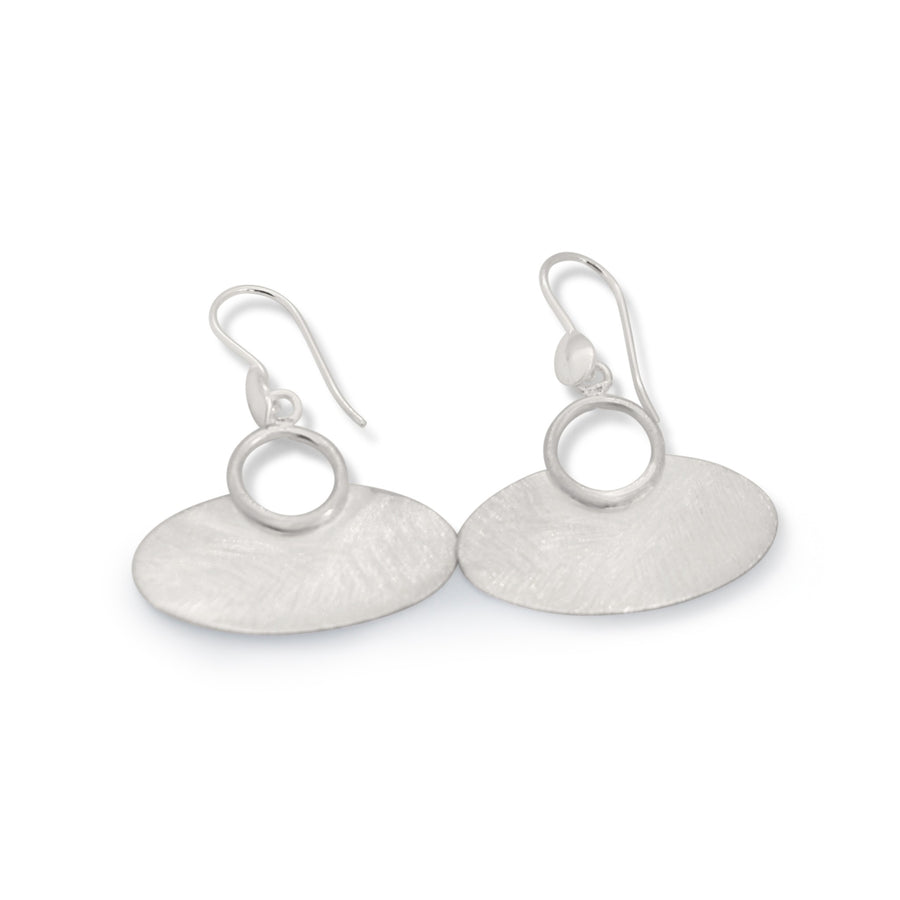 Modern tribe oval earrings
