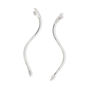 Big curls earrings