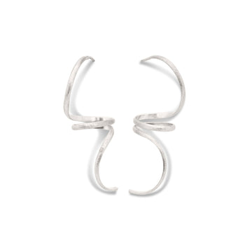 Tornado earrings in matt