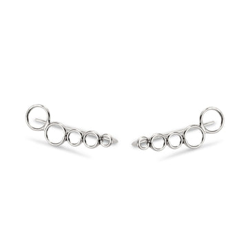 Orbit climber earrings