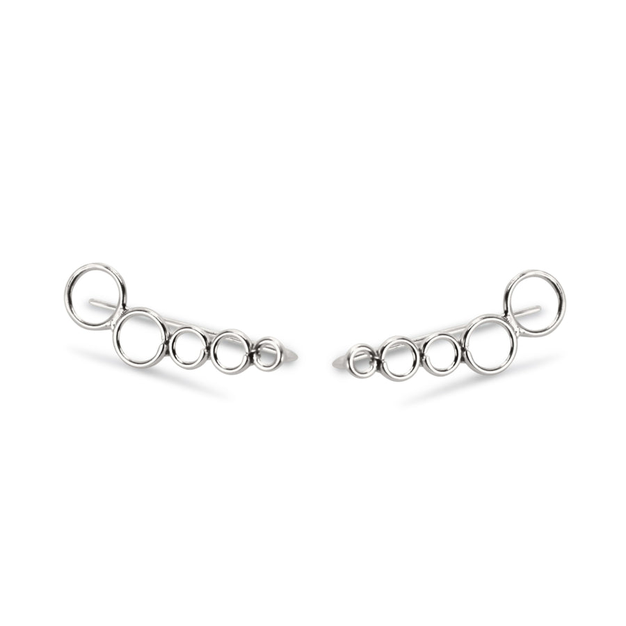 Orbit climber earrings