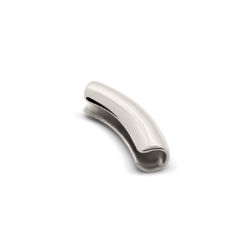 Tube cuff in silver