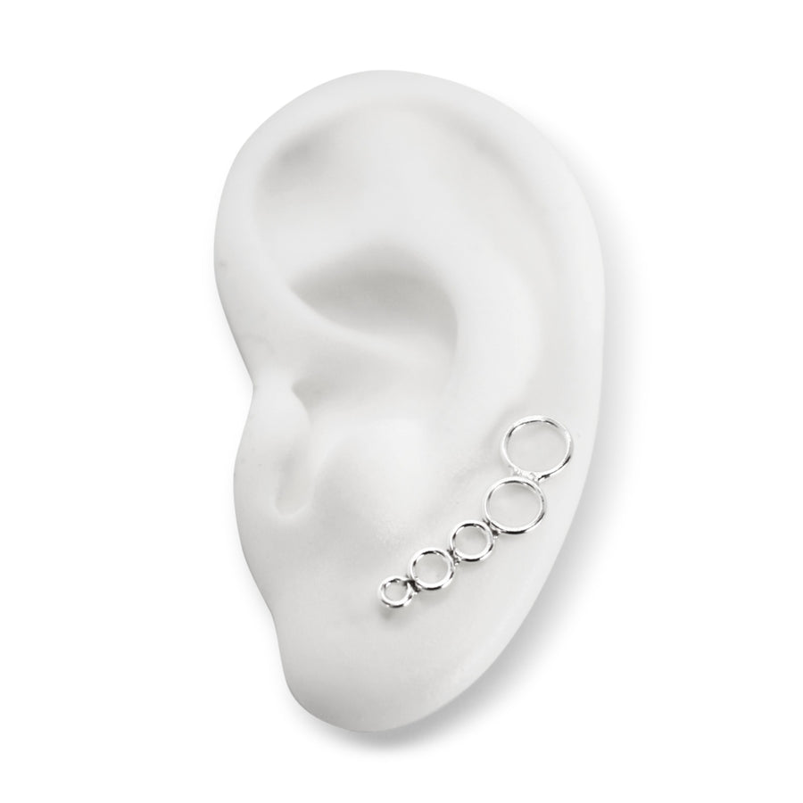 Orbit climber earrings