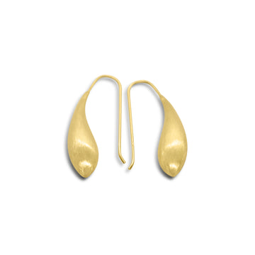 Drops earrings in gold