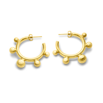 Bubbley hoops gold