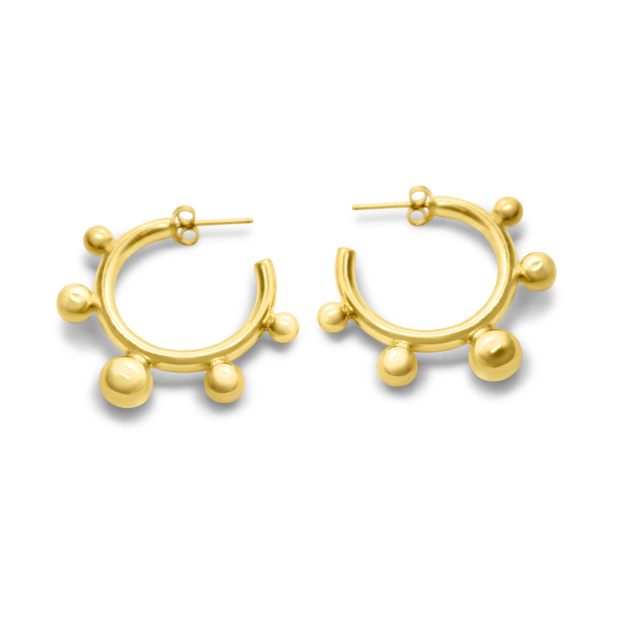 Bubbley hoops gold
