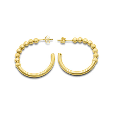 Small hoopies in gold