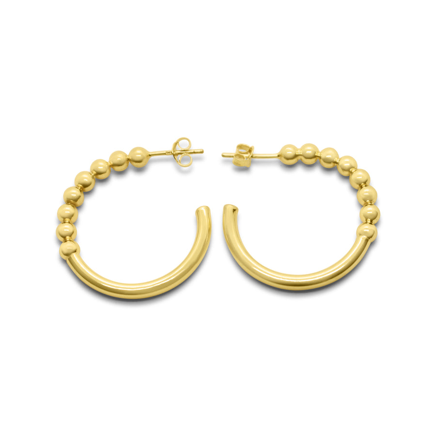 Small hoopies in gold