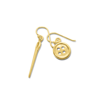 Fix it earrings in gold