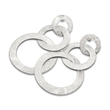 3 chained earrings