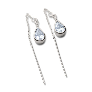 Joyfull tear hanging earrings
