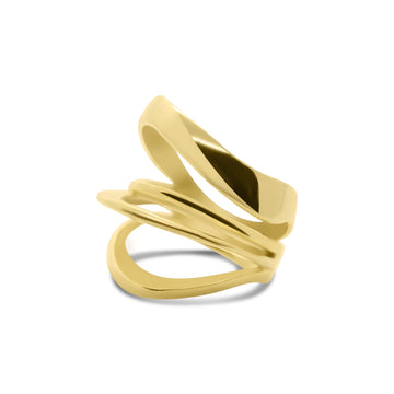 Blessed chaos ring gold