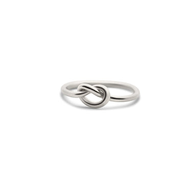 Knot ring silver