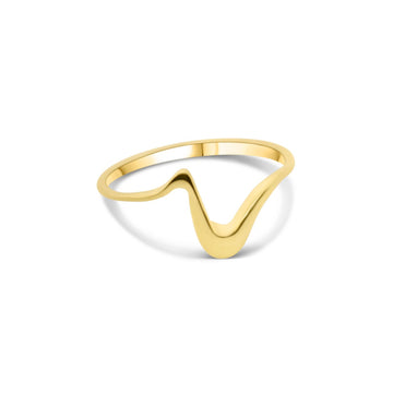 Tides ring gold