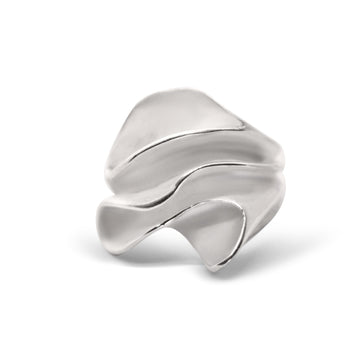 Seaweed ring silver