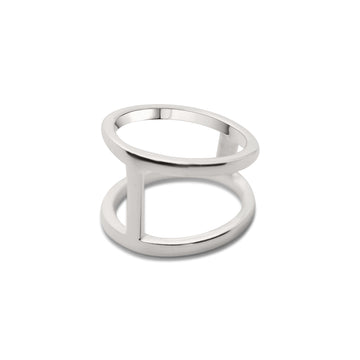 Bridge ring silver