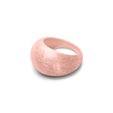 Cosmic oval ring in rose gold