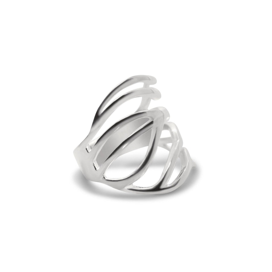 Curvy lines ring
