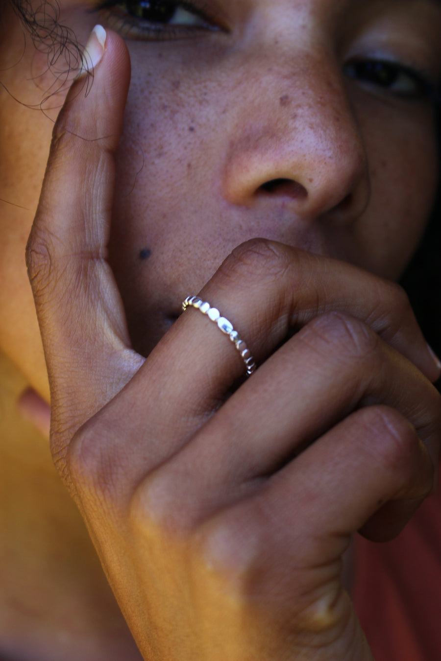 Pebbles stack ring
