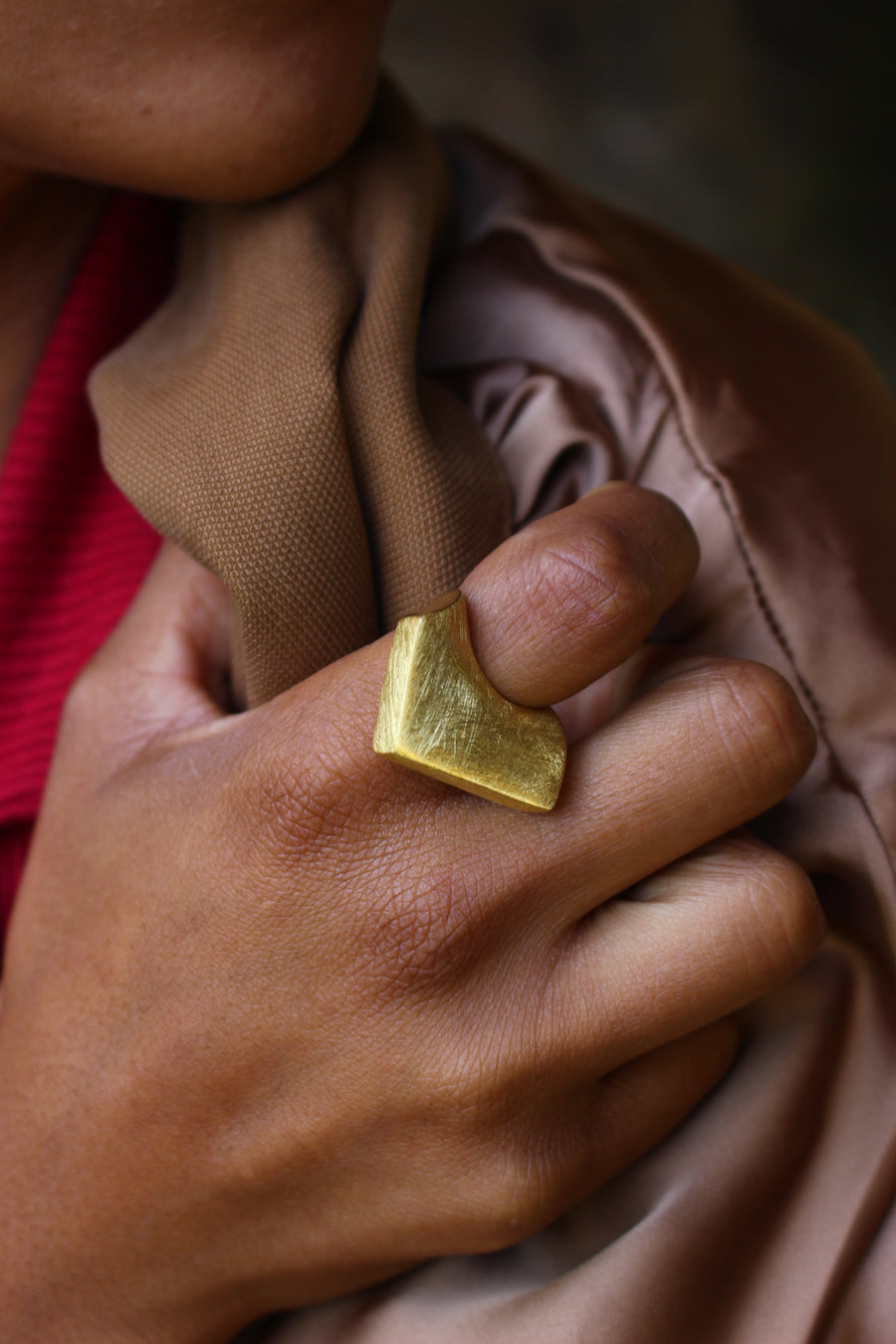 Iceberg ring gold