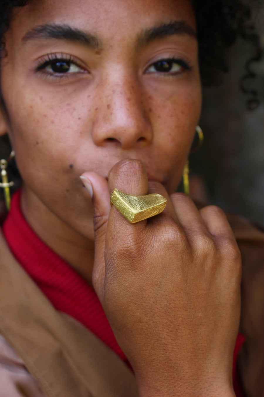 Iceberg ring gold