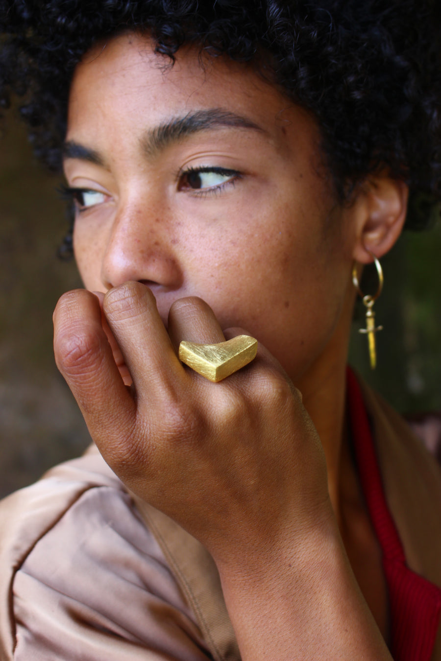 Iceberg ring gold