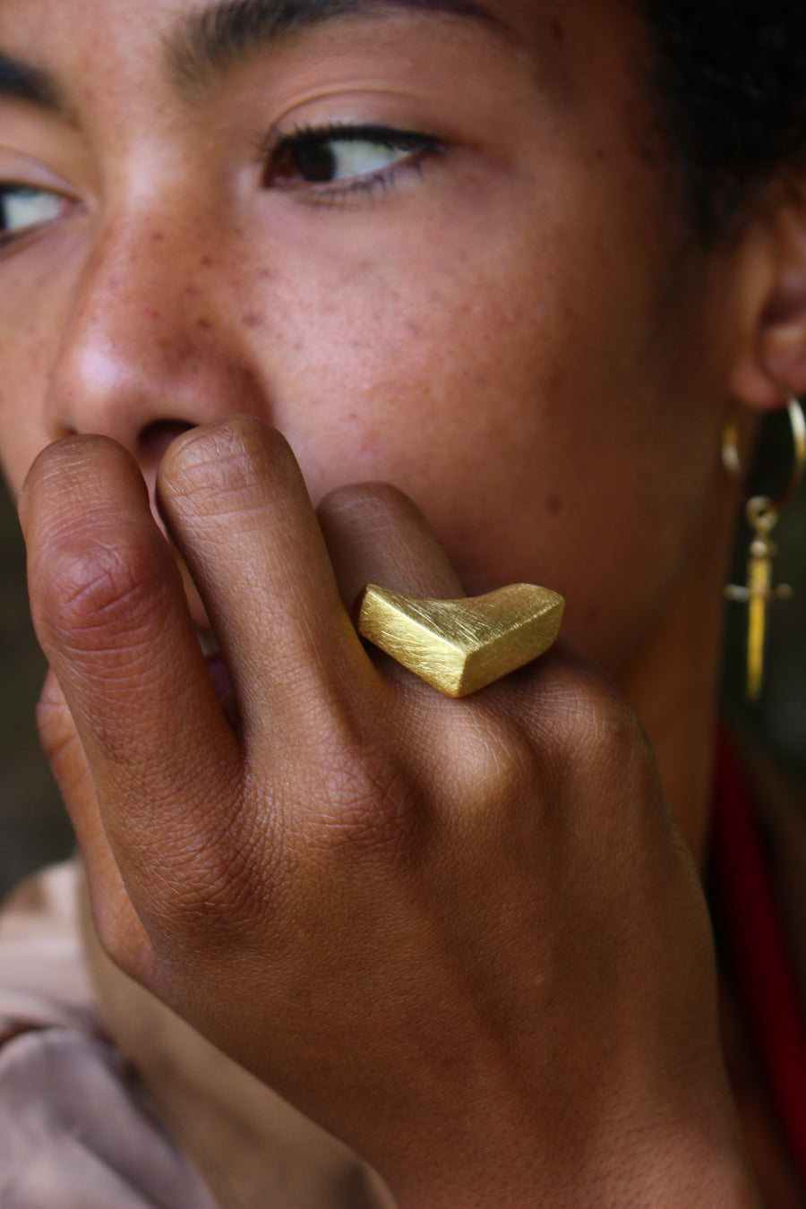 Iceberg ring gold
