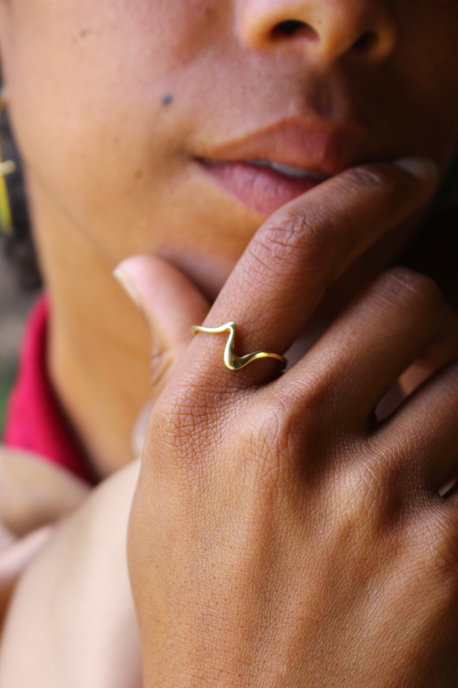 Tides ring gold