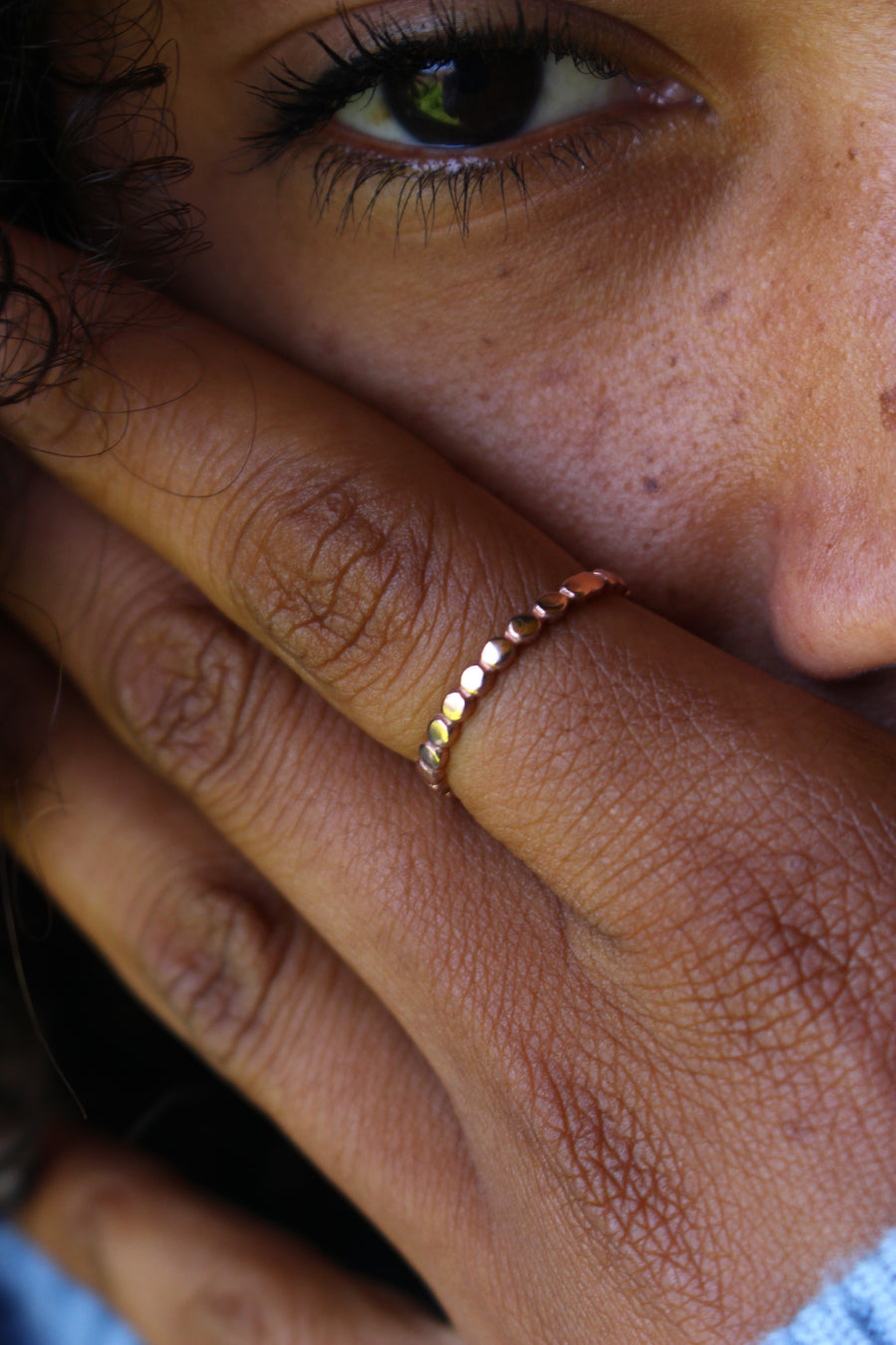 Pebbles stack ring