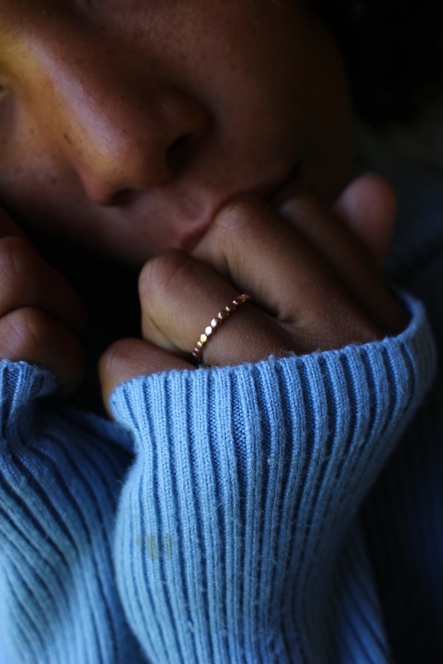 Pebbles stack ring