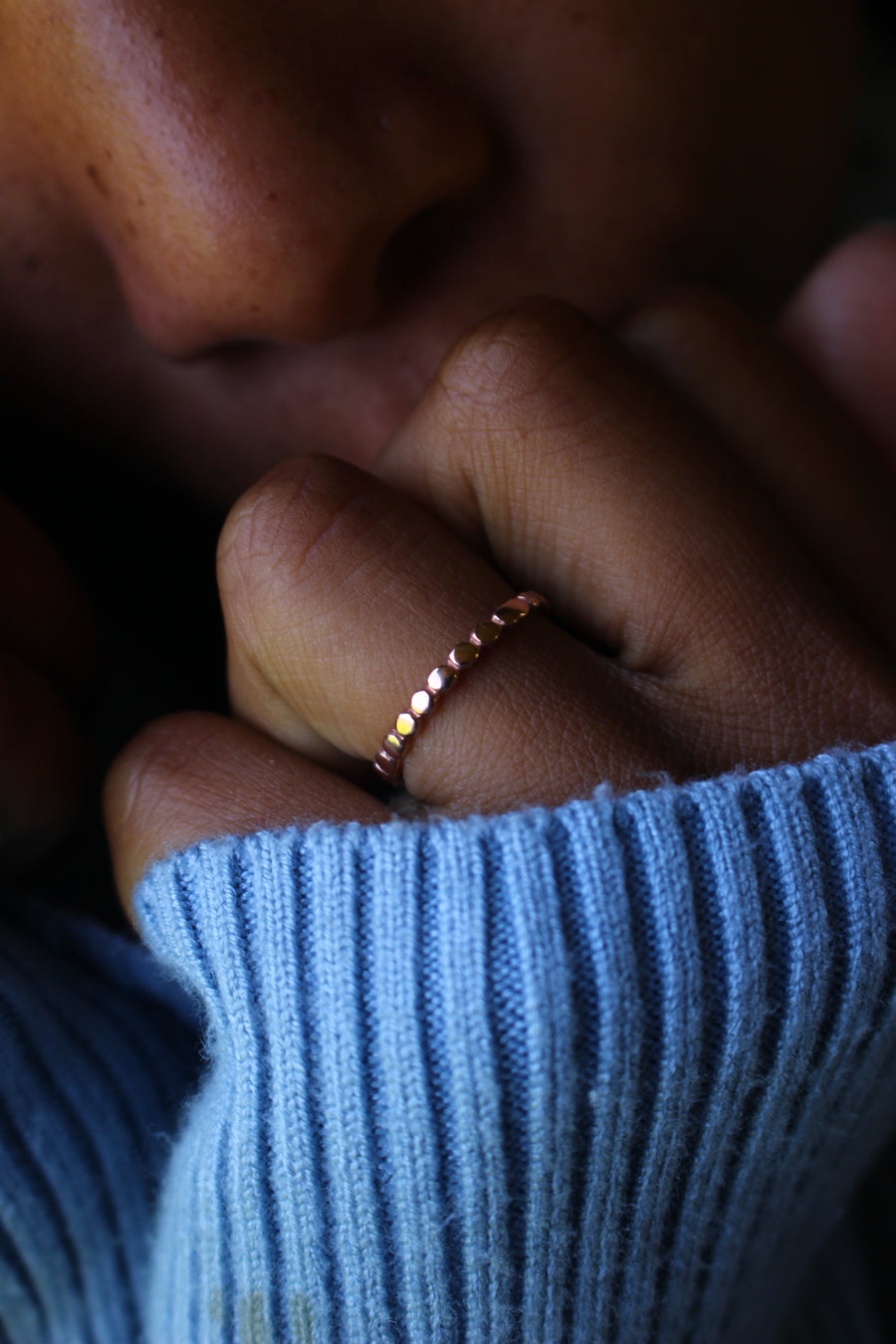 Pebbles stack ring