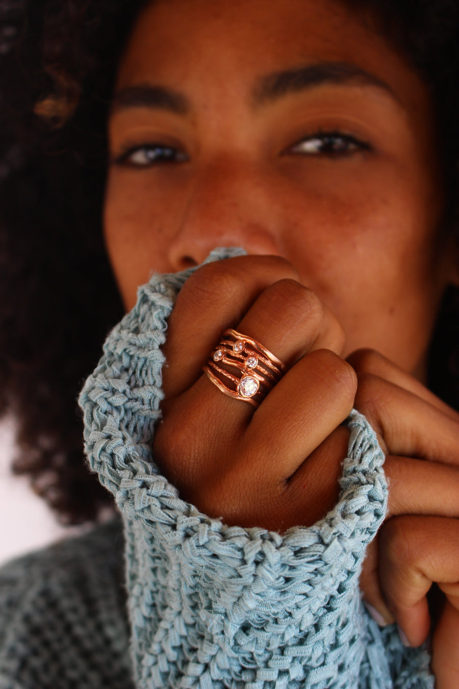 Twilight ring rose gold