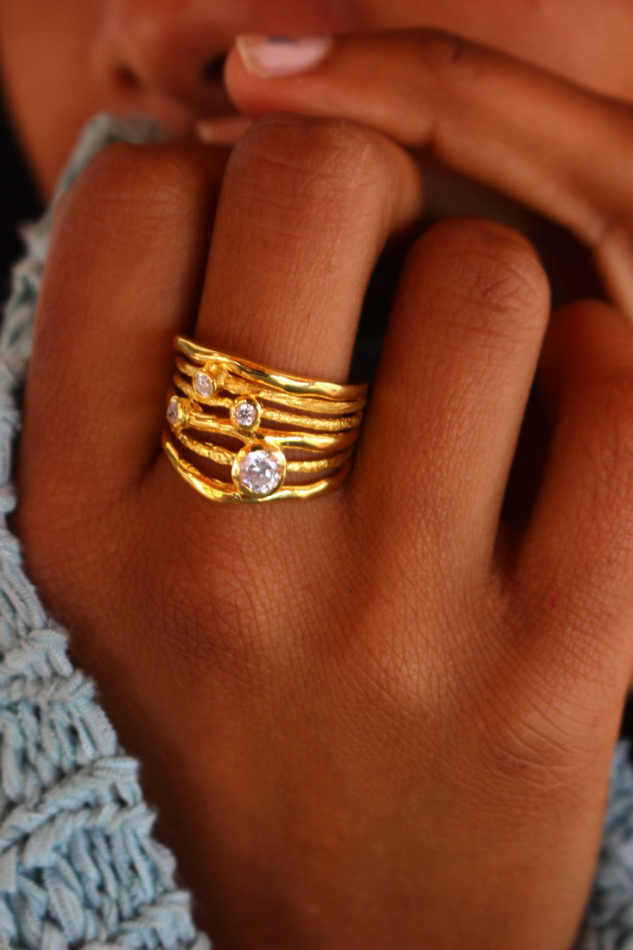 Twilight ring gold