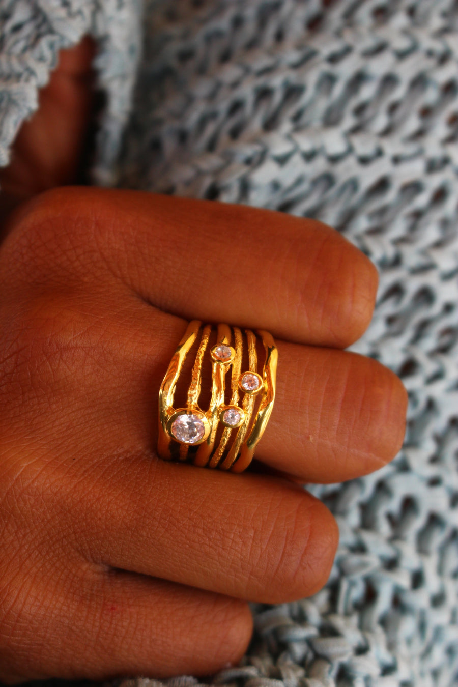 Twilight ring gold