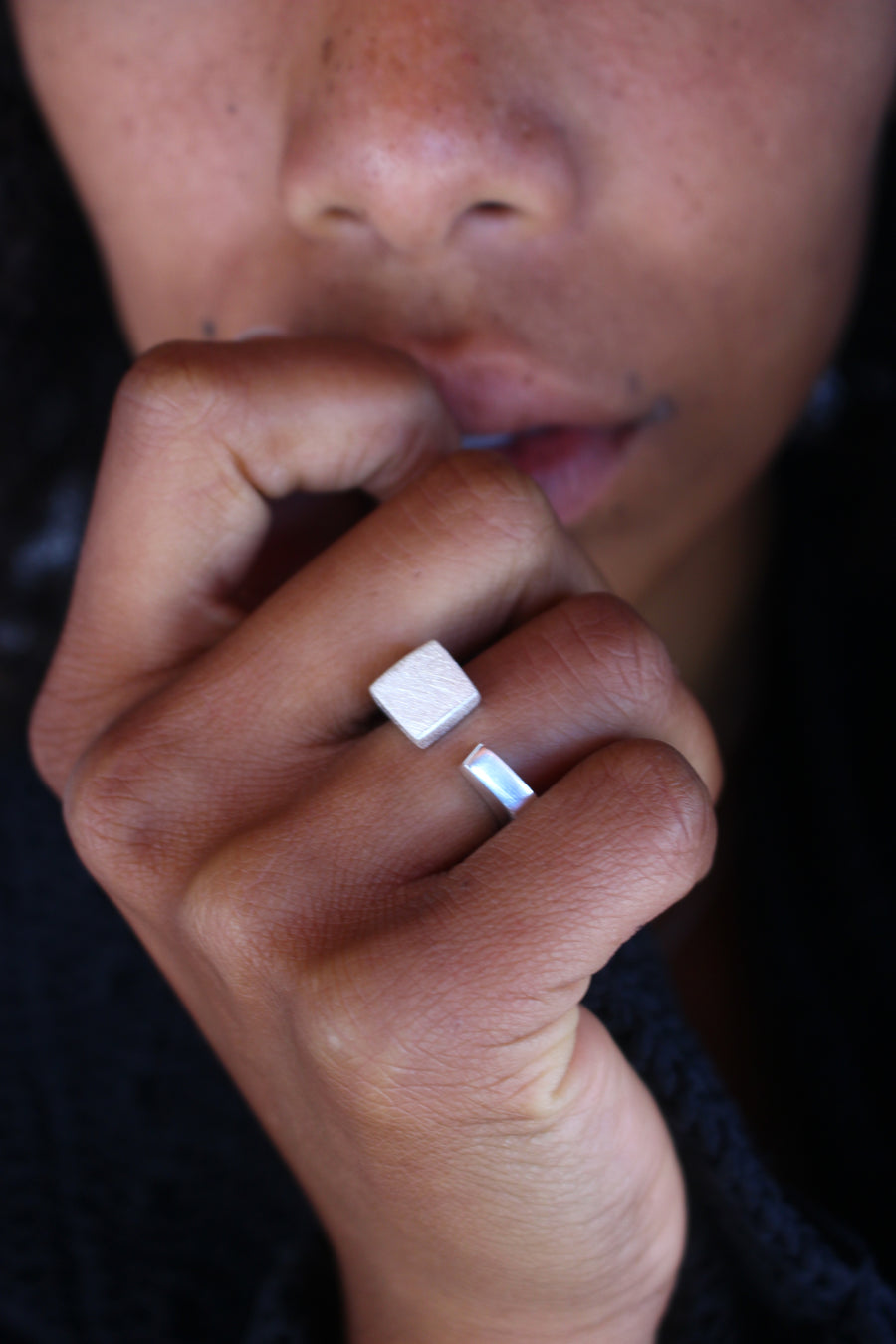 Square duality ring