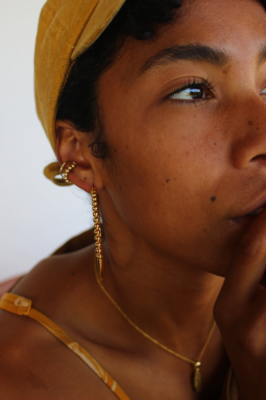 Big hoopies in gold