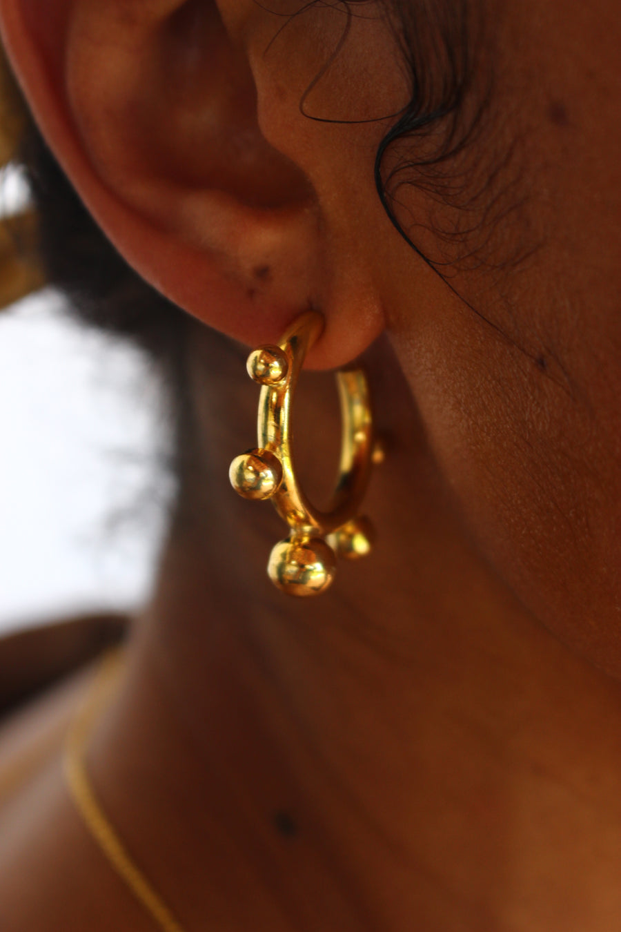 Bubbley hoops gold