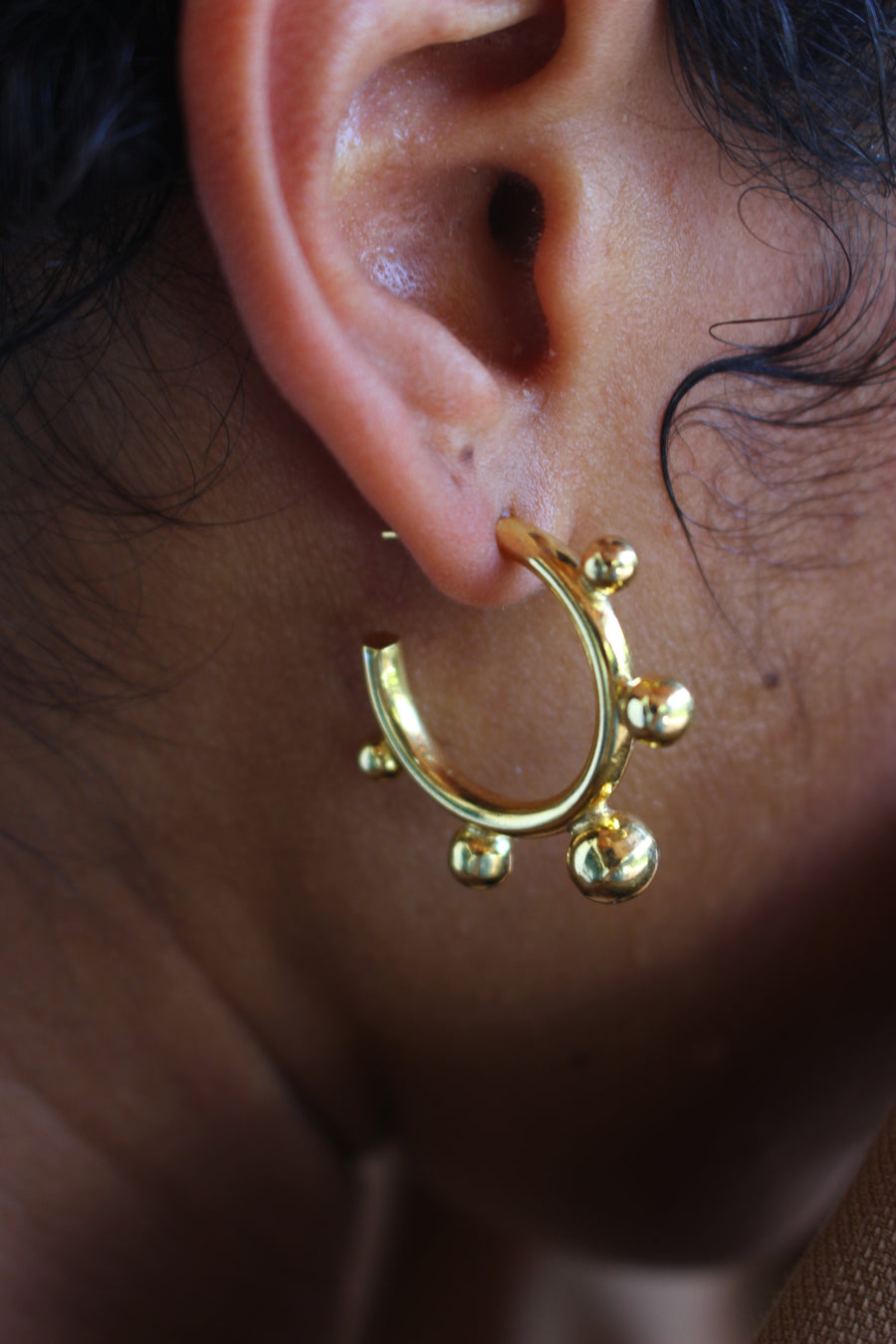 Bubbley hoops gold