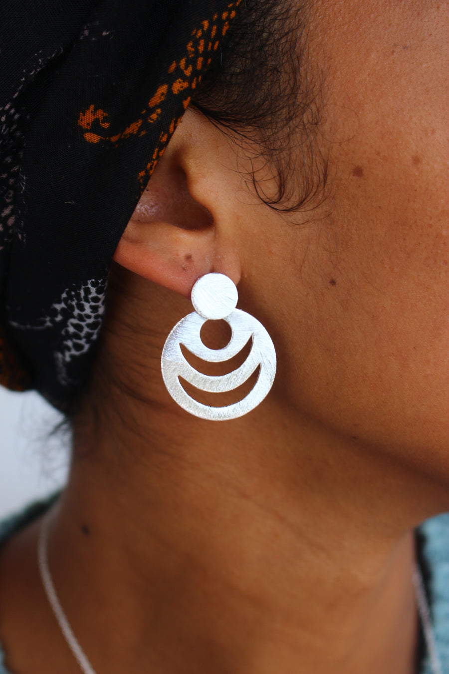 Modern tribe earrings