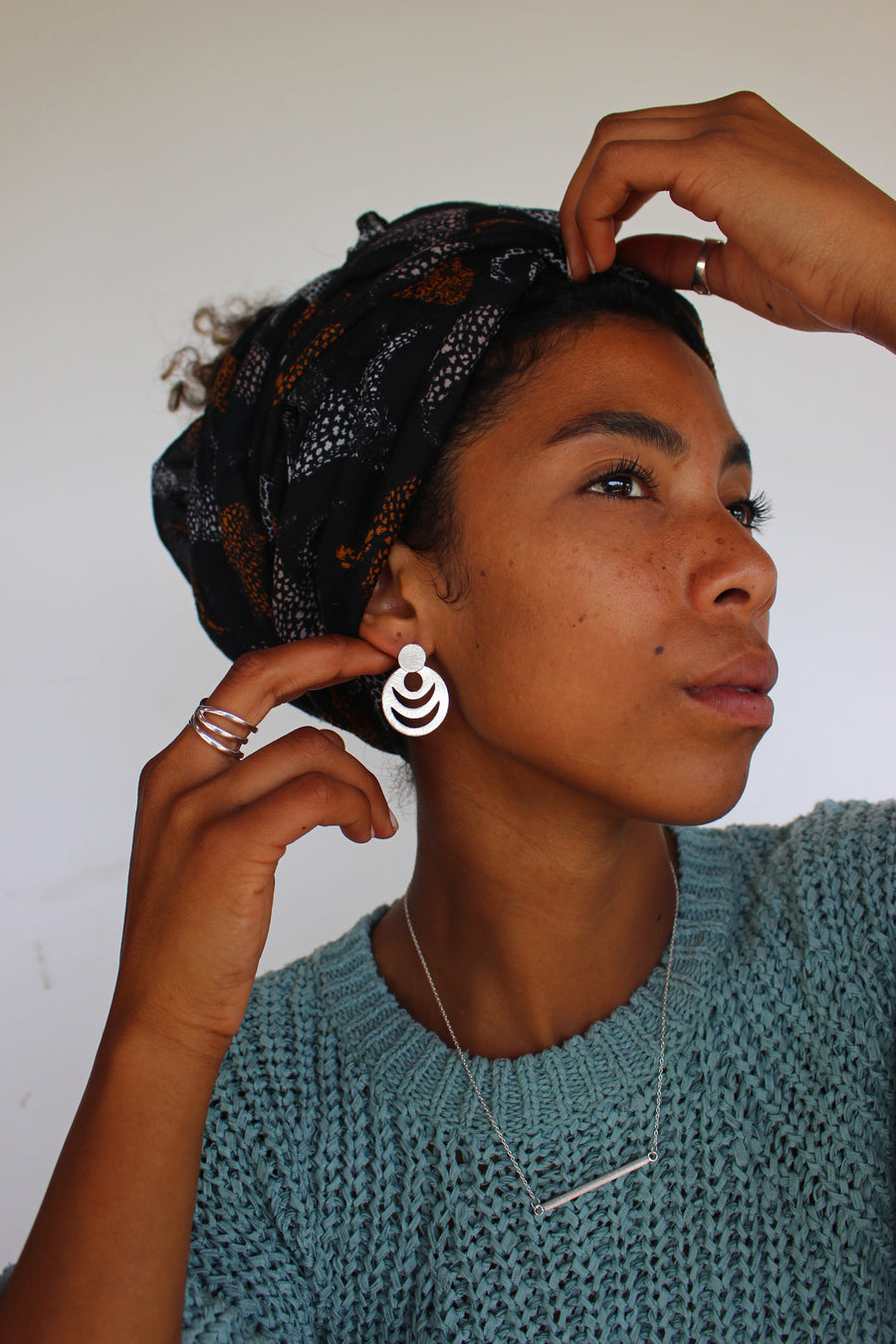 Modern tribe earrings