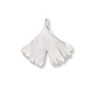 Ginkgo leaf pendant