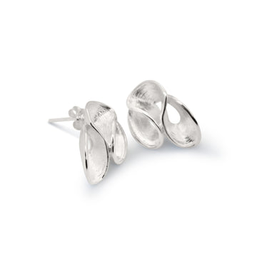 Seaweed stud earrings