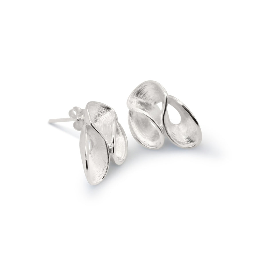 Seaweed stud earrings